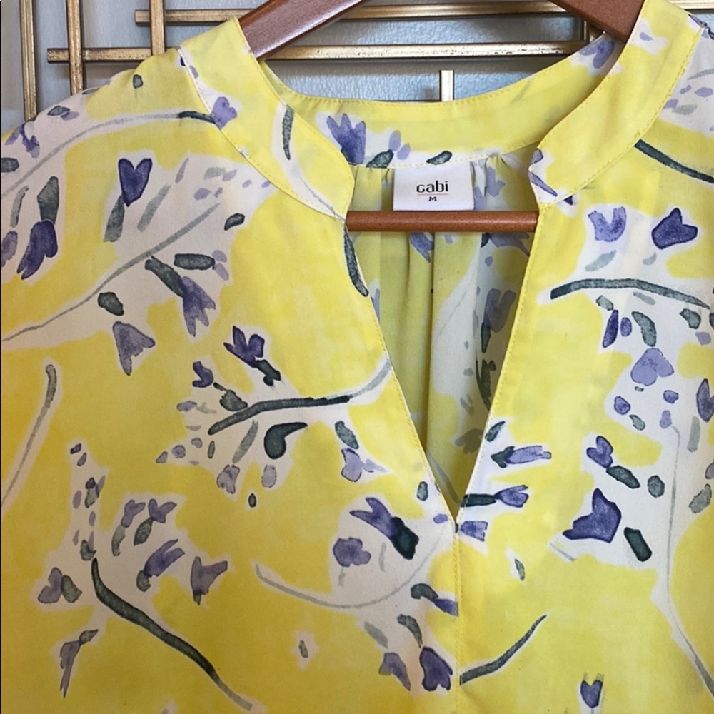 Cabi yellow blouse